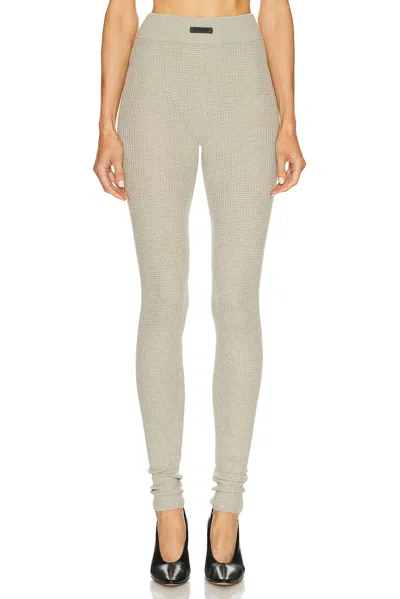 Essentials Waffle Legging In Gray