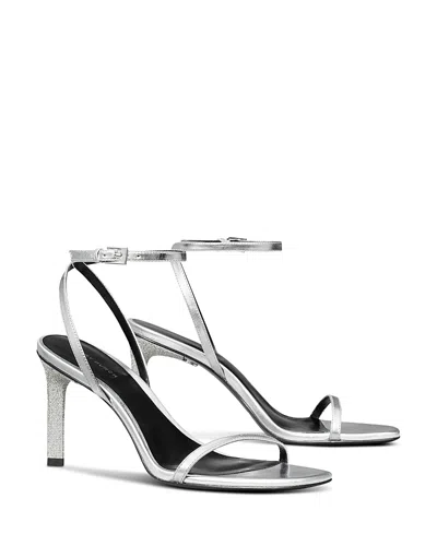 Tory Burch Ankle Strap Heeled Sandals In Multi