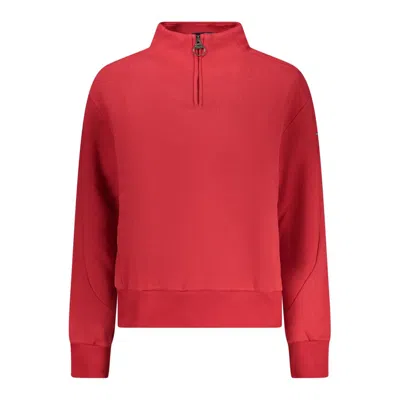 North Sails Red Cotton Women Sweatshirt In Red