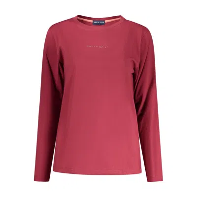 North Sails Rosso Cotton Women T-shirt In Pink