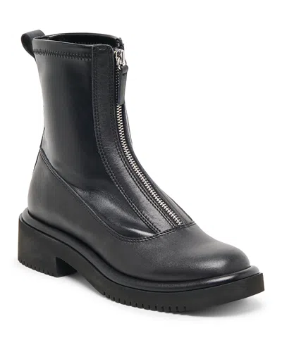 Dolce Vita Shante Zip-front Boots In Black
