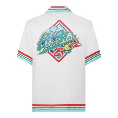 Casablanca Casa Way World Series Shirt In White