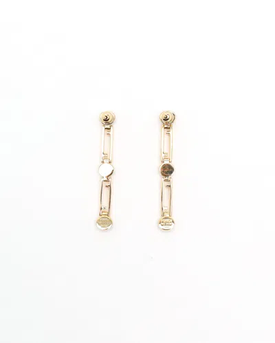 Fendi Dangling Earrings In Gray