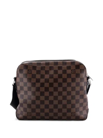 Pre-owned Louis Vuitton Jake Messenger Bag Damier Pm Crossbody Bag In Brown