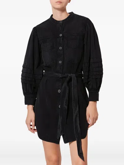 Isabel Marant Étoile Moe Ruffle-details Mini Dress In Black