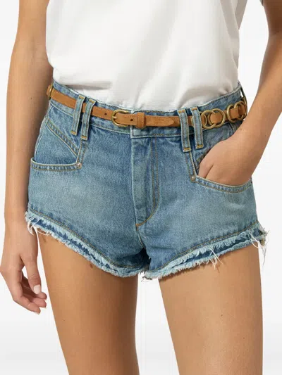 Isabel Marant Livo Leather Belt In Brown