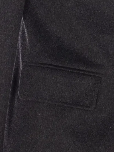 Max Mara Single-breasted Blazer In Gray