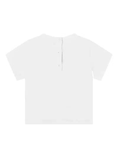 Balmain Baby Boys Logo T-shirt In White