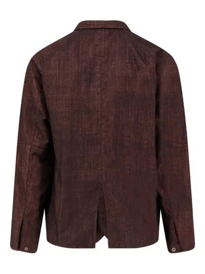 Massimo Osti Studio Wool Jacket In Brown