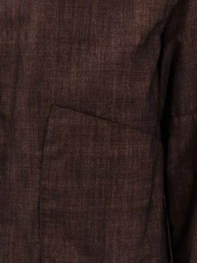 Massimo Osti Studio Wool Jacket In Brown