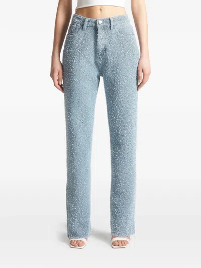 Manière De Voir Sara Bouclé Jeans In Blue