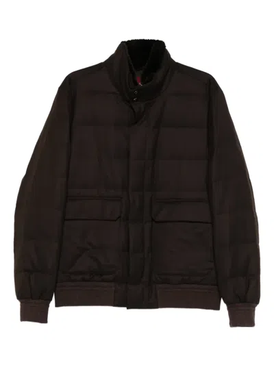 Montecore Padded Pocket Wool Jacket In Brown