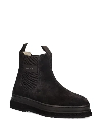 Gant Sistown Pull-tab Platform Boots In Brown