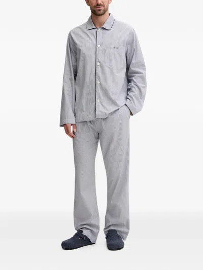 Gant Piped Striped Pajama In White