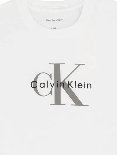 Calvin Klein Logo T-shirt In White