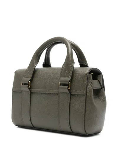 Mulberry Bayswater Leather Mini Bag In Gray