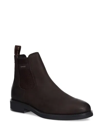 Gant Elasticated-ankle Boots In Brown