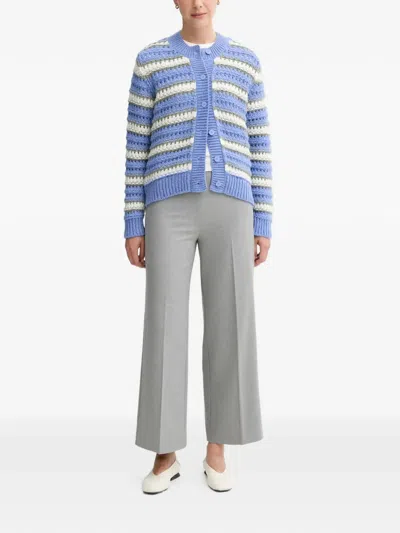 Marc O'polo Button-fastening Cardigan In Blue