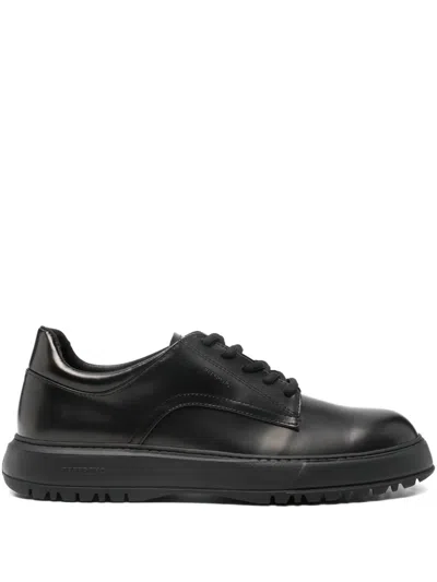 Referenc Leather Derby Shoes In Black