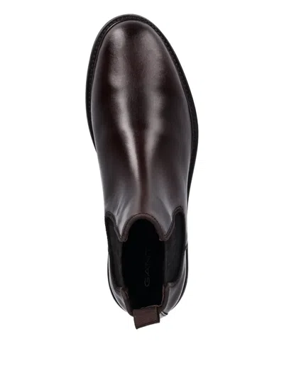 Gant Pull-tab Boots In Brown