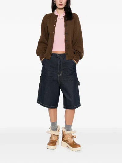 Guest In Residence Long-sleeves Polo Top In Pink