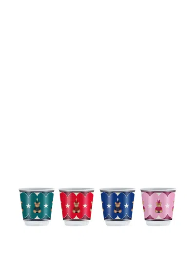 Bialetti Joyful Memories Shot Glasses (set Of Four) In Multi