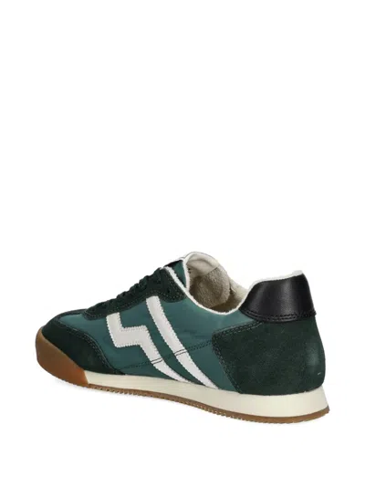 Gant Suede Stripes-detail Sneakers In Green