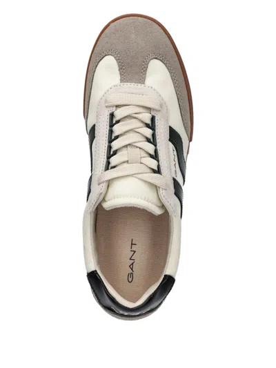 Gant Stripe-detail Sneakers In Gray