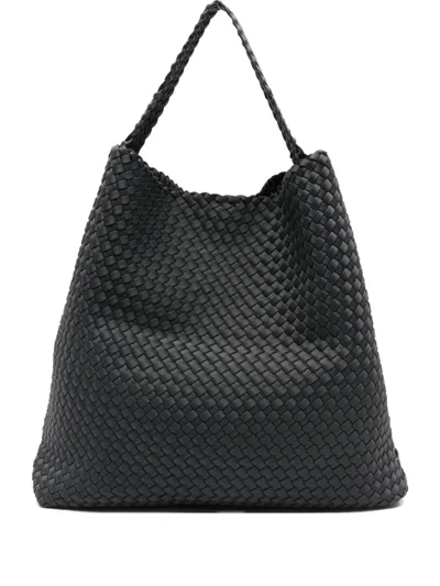 Naghedi Large Nomad Woven Tote Bag In Black