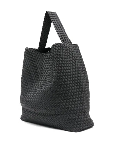 Naghedi Large Nomad Woven Tote Bag In Black