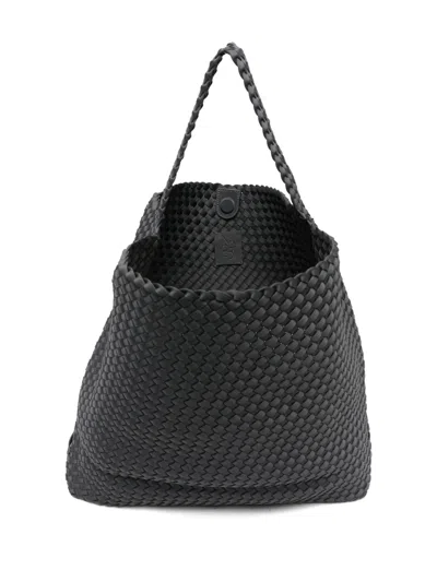 Naghedi Large Nomad Woven Tote Bag In Black