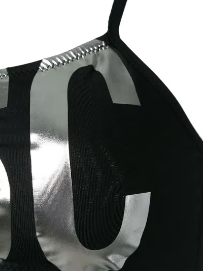 Moschino Bandeau Bikini In Black