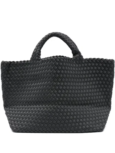 Naghedi Medium St. Barths Woven Tote Bag In Black