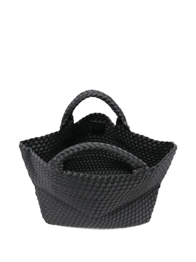 Naghedi Medium St. Barths Woven Tote Bag In Black