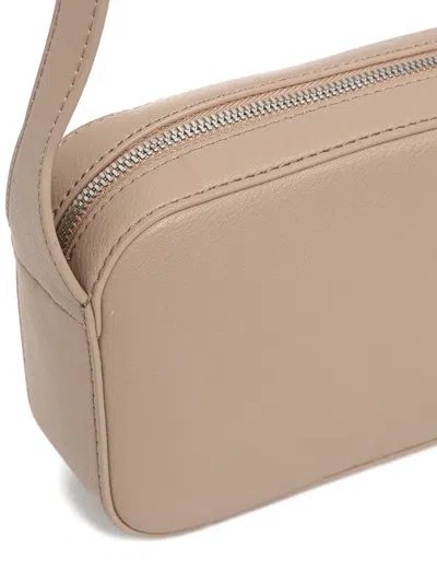 Hugo Boss Logo-plaque Cross Body Bag In Neutral