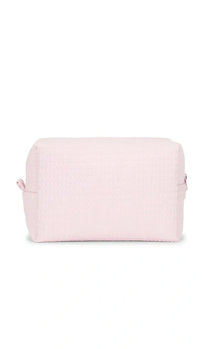 Abbode Snack Time Waffle Pouch In Pink