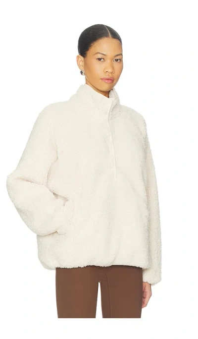 The Upside Harlow Fleece Pullover In White