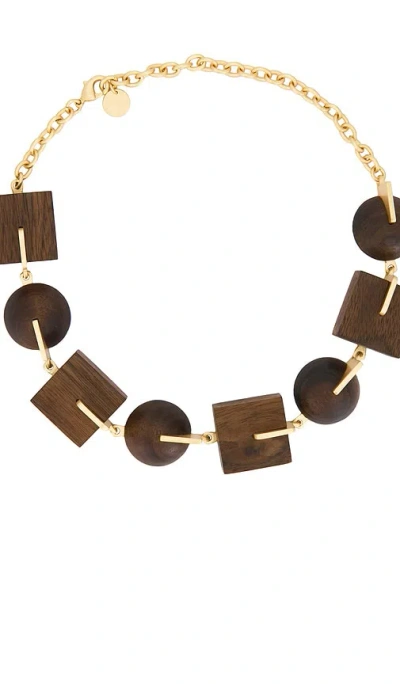 Cult Gaia Laguna Choker Necklace In Gold