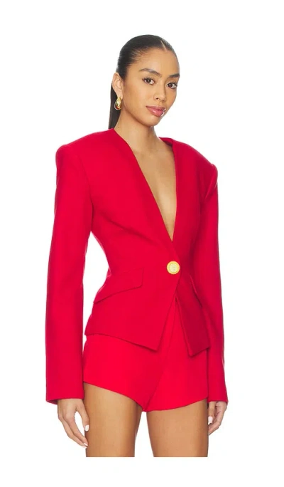 Ronny Kobo Carrie Blazer In Red
