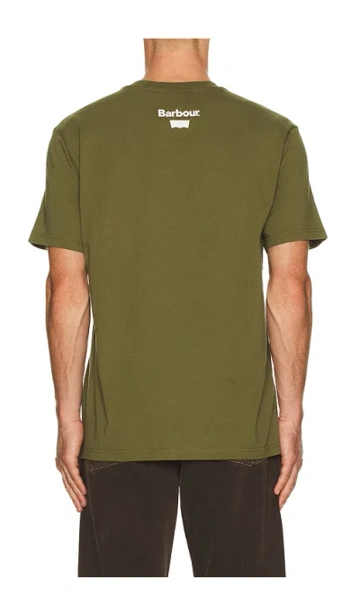 Barbour X Levi's Graphic T-shirt In Green