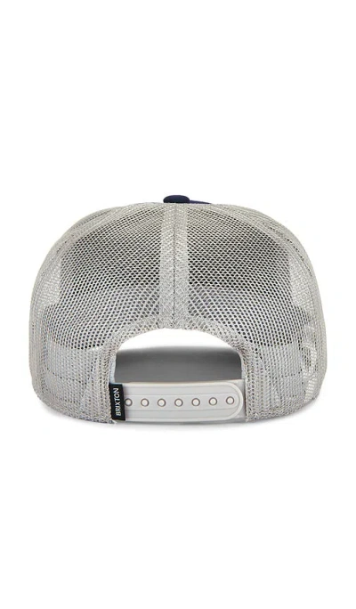 Brixton Coors Light Pit Stop Trucker Hat In Blue