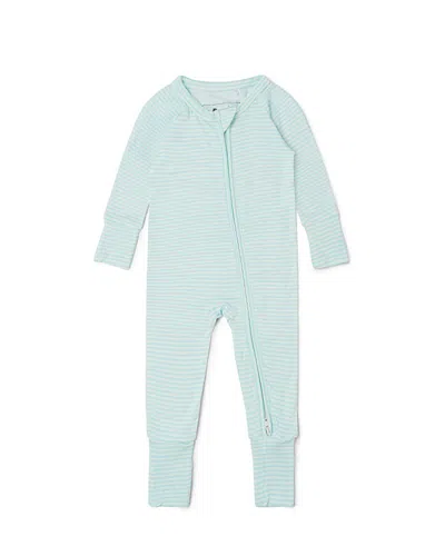 Motette Boys' Cloud Stripe Bamboo Sleeper - Baby In Blue