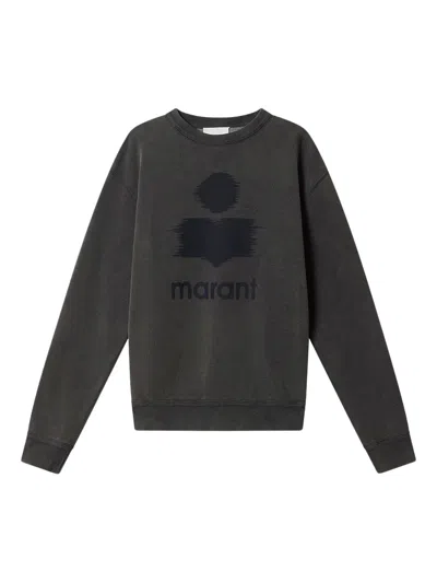 Isabel Marant Mikoy Logo-print Sweatshirt In Gray