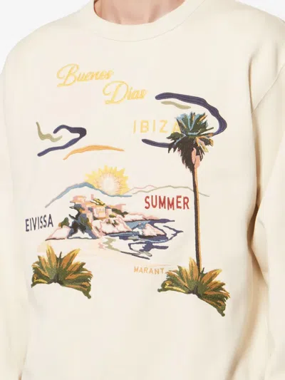 Isabel Marant Embroidered Pattern Sweatshirt In Multi