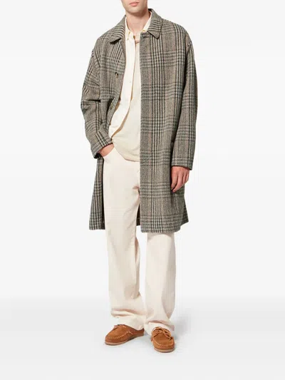 Isabel Marant Franco Checked Single-breasted Coat In Pattern