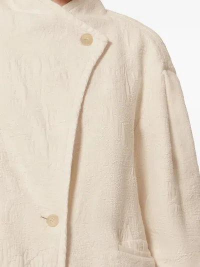 Isabel Marant Étoile Uadie Button-fastening Jacket In Neutral