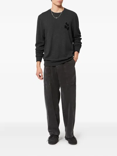 Isabel Marant Antea Logo-detail Pullover In Multi