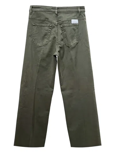 Nine In The Morning Patch-pocket Trousers In Green