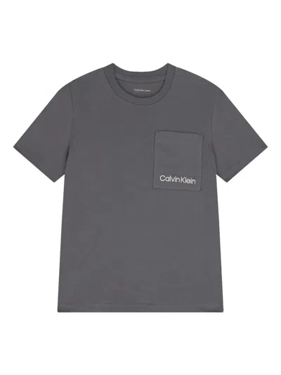 Calvin Klein Short-sleeve T-shirt In Gray