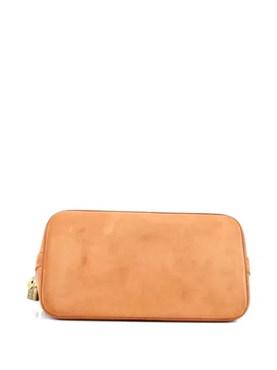 Pre-owned Louis Vuitton Alma Handbag Monogram Canvas Pm Satchel In Brown